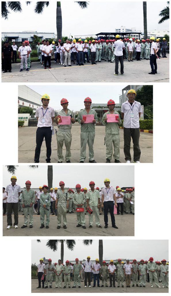 2019年7月19日—珠海長先新材園區(qū)舉行《綜合應急演練》活動